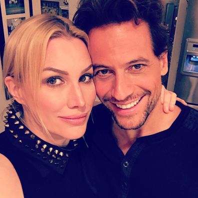 Ioan Gruffudd and wife Alice Evans.