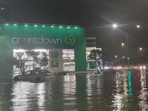 Flooding in Auckland on January 27, 2023