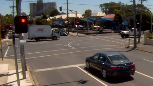 Video shows the truck travelling in Footscray in December 2015. 