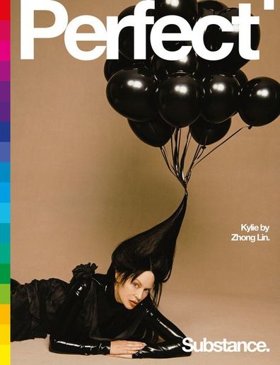 Kylie Minogue on the cover of Perfect Magazine.