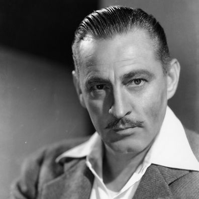 A portrait of actor John Barrymore, circa 1940.