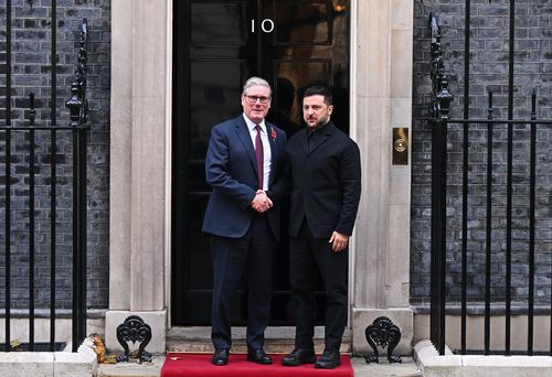 Keir Starmer, Volodymyr Zelenskyy 