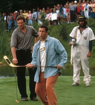 Instant Replay: Adam Sandler Recreates Happy Gilmore Golf Swing 25 Years  Later