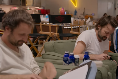 The Duffer brothers pictured in trailer for One Last Adventure: The Making of Stranger Things 5