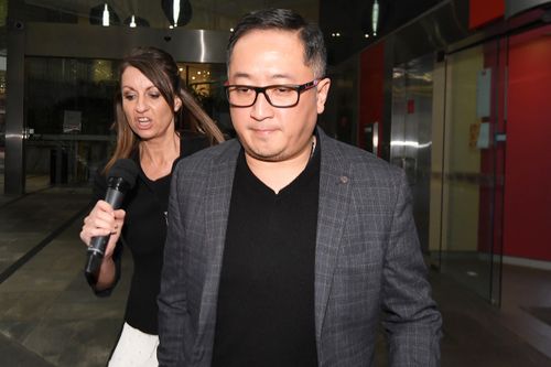 Jonathan Yee leaves leaves the NSW Independent Commission Against Corruption (ICAC) public inquiry into allegations concerning political donations in Sydney.