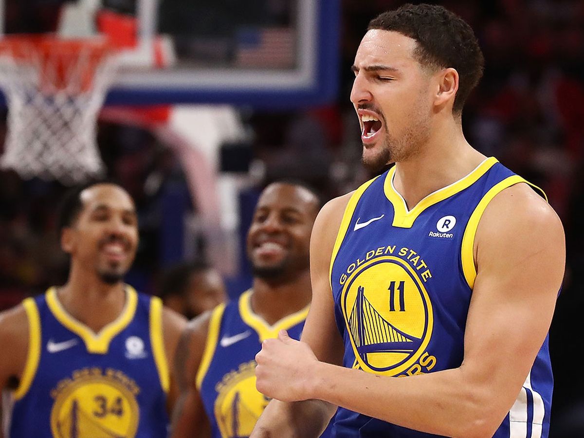 Klay Thompson makes emotional return for Golden State after ACL