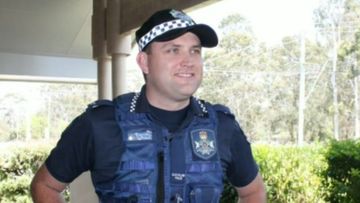 Constable Ben Condon has been identified as the police officer hurt in the incident this morning.