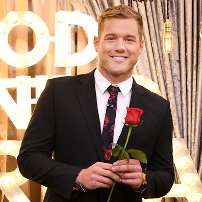 Colton Underwood, the star of the 23rd season of The Bachelor is a guest on "Good Morning America," Wednesday, January 2, 2019.