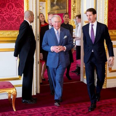 Crown Prince Pavlos of Greece and his cousin Prince Charles