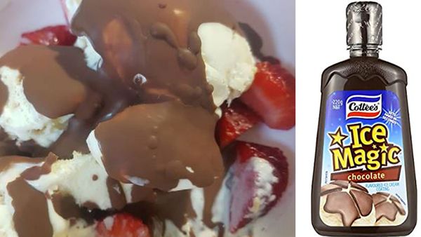 A woman has replicated Cottee&#x27;s Ice Magic with Nutella