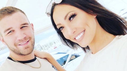 Aaron Armstrong and Sophie Gradon