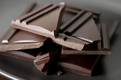 <strong>A few squares of dark chocolate</strong>