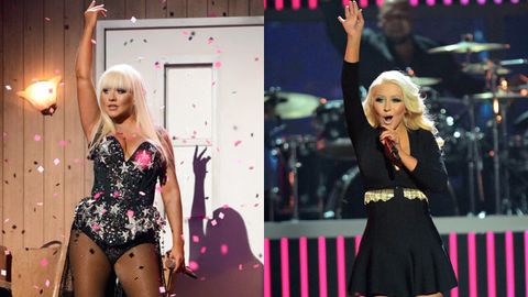 Xtina is back! Christina Aguilera unveils smokin' new body at 2013 BBMAs - watch now