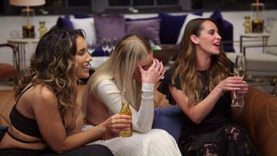 MAFS 2022 Samantha is not impressed with Al's shoey at Dinner Party