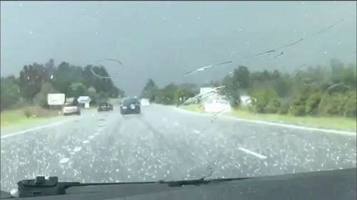 NSW Blue Mountains hail storm