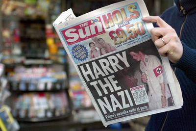 A badly-thought-out Halloween costume in 2005 sent the tabloids into a tizz. Prince Charles' team apologised on Harry's behalf.<br/>