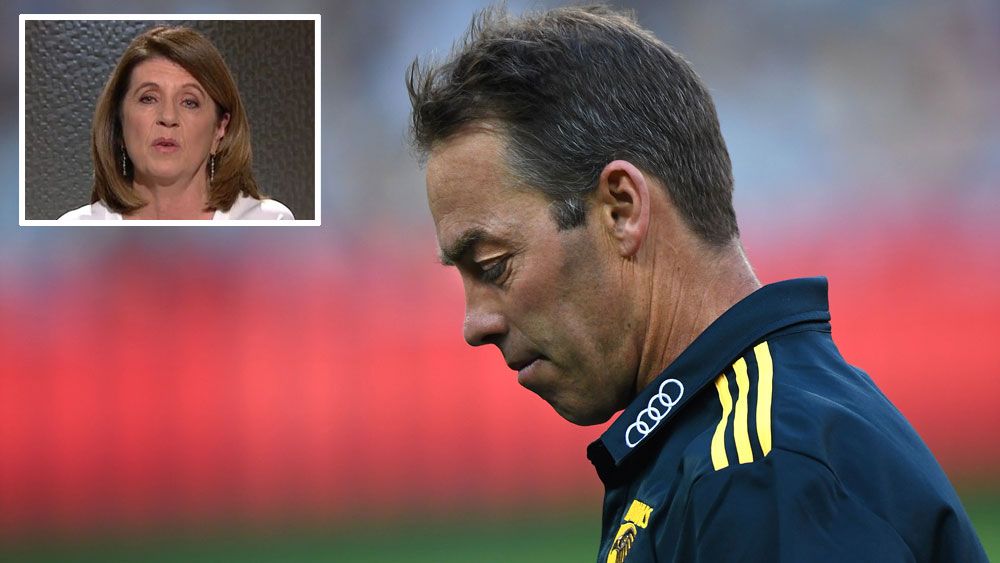 Footy Classified's Caroline Wilson says Hawthorn might be falling out of love with coach Alastair Clarkson