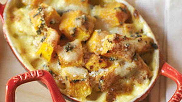 Butternut, Sage and Parmesan Gratin