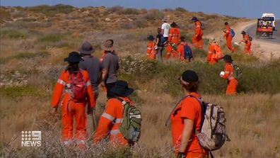 The Blowholes Campsite, near Carnarvon, where Cleo Smith went missing was continued to be searched. 