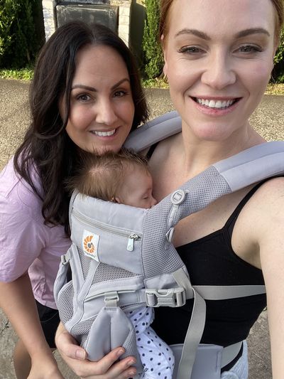 Heather, Rachel and baby Rowan