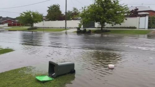 Flash flooding in Victoria on Boxing Day.