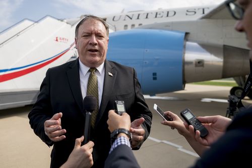 US Secretary of State Mike Pompeo has held meeting with officials in North Korea at the weekend. Picture: AAP
