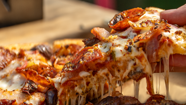 Domino&#x27;s announces 50 per cent off pizzas.