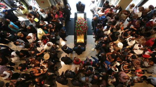 Slain Ferguson teen Michael Brown's funeral. (Getty)