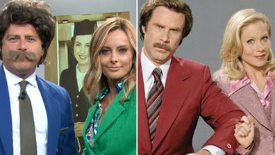 Ally and Karl pay homage to Anchorman and Qantas