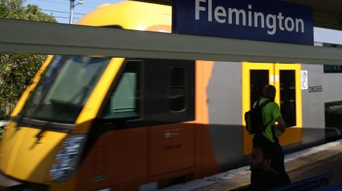 Overhead wiring repairs at Flemington creates train chaos. (Picture: Sydney News Monitor)