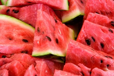 Watermelon:
6g sugar per 100g
