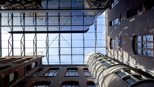 Conservatorium Hotel glass roof