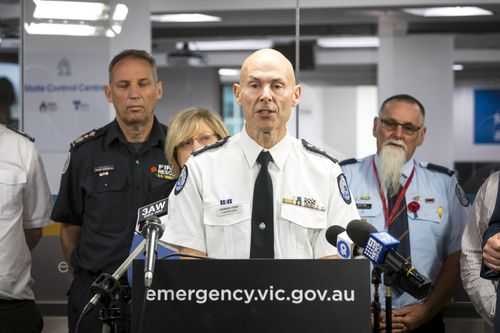 Victoria's Emergency Management Commissioner Andrew Crisp.