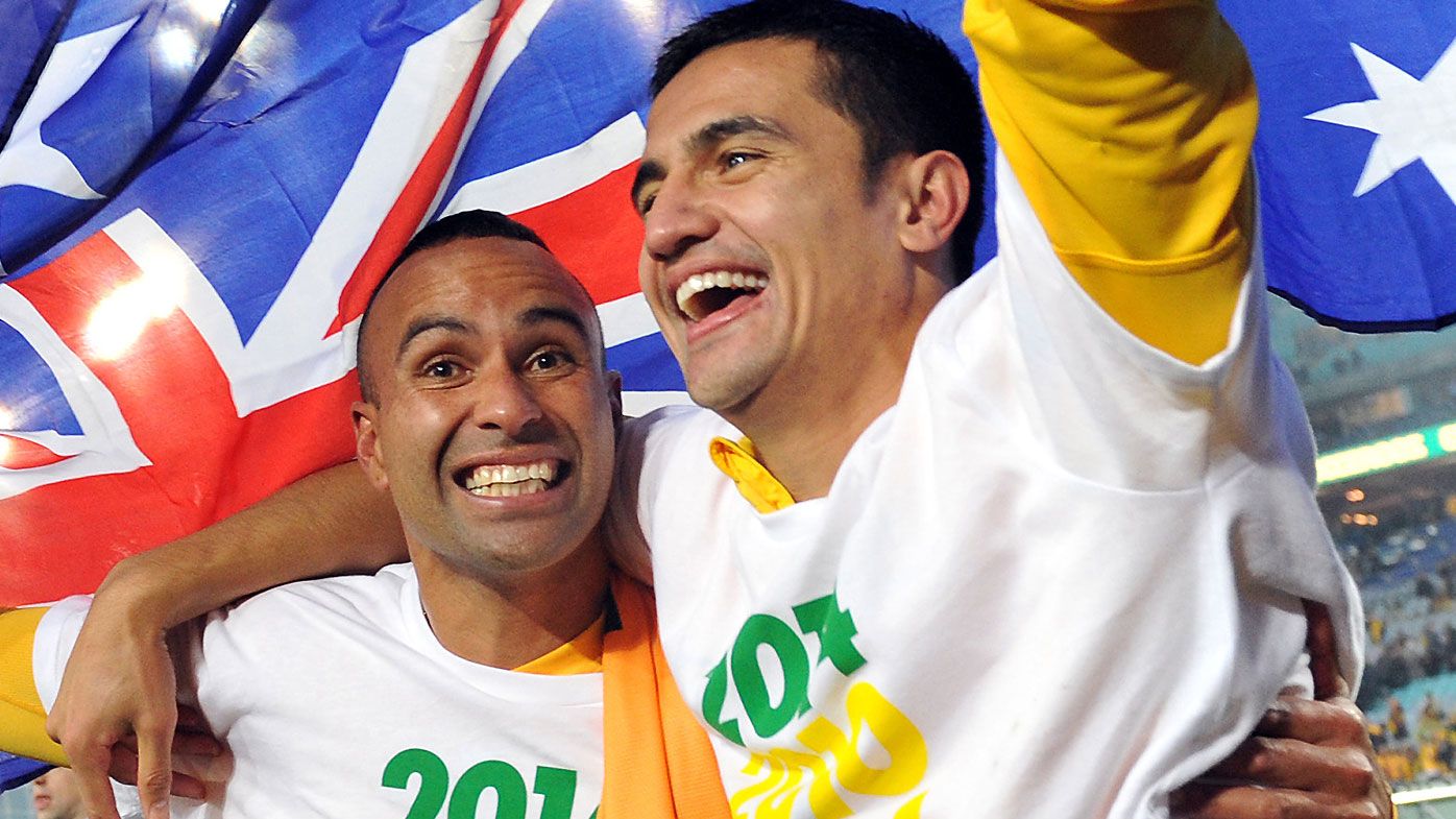 Archie Thompson and Tim Cahill