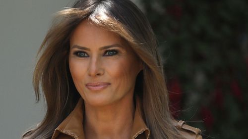 The first lady's office announced May 14 that she had had an embolisation procedure to treat a kidney condition described as benign. Picture: AP