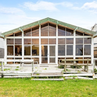 It requires a renovation, but this shack offers uninterrupted water views