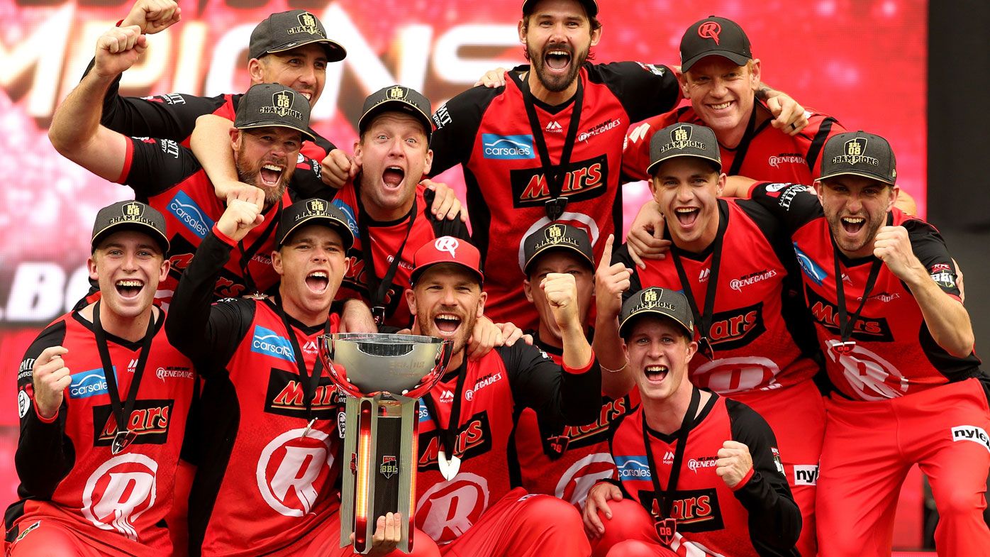 Renegades celebrate their BBL08 victory