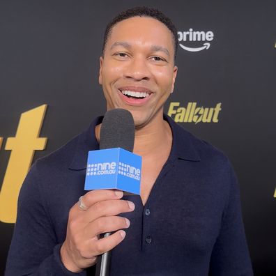 Aaron Moten at the Fallout premiere Sydney
