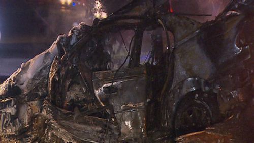 Adelaide driver rescued from fiery crash