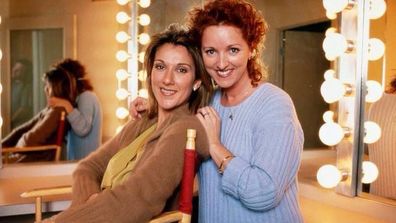Celine Dion and sister Manon.