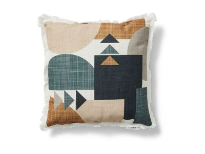 Geo canyon printed cushion — Big W