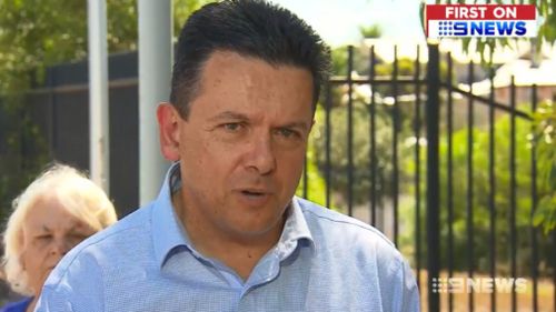 Nick Xenophon has called for the state's ice use to be halved over the next three years. (9NEWS)