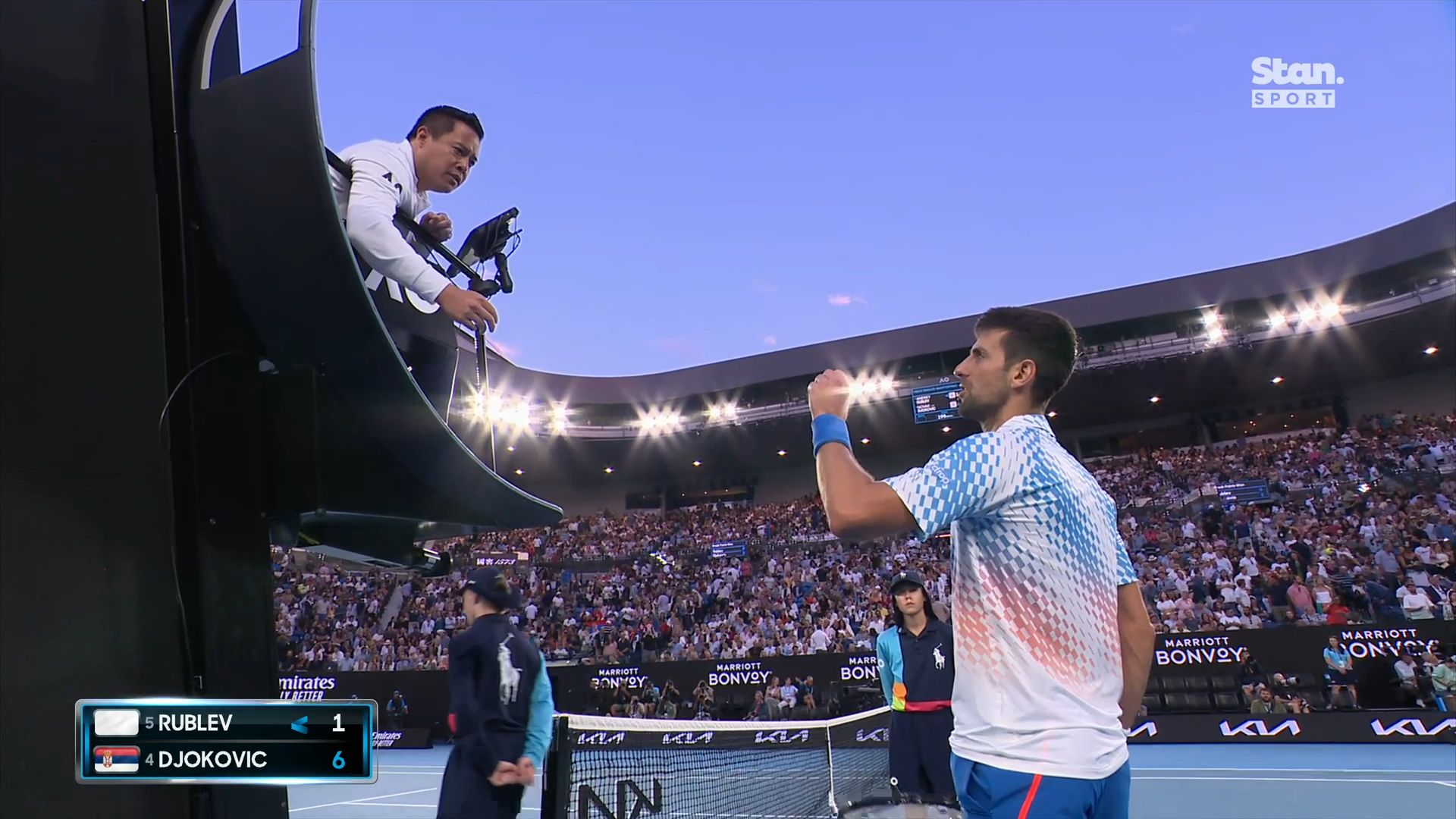 'Like water dripping on his head': What heckler said repeatedly to tip Novak Djokovic over the edge