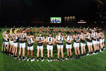 A moment of silence was held on Thursday night.