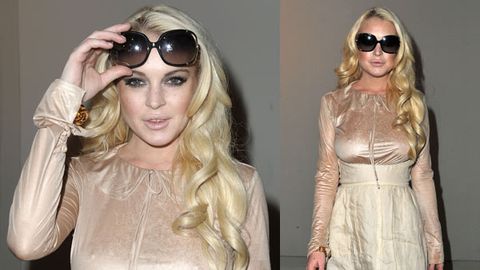 Lindsay Lohan's lopsided nipples