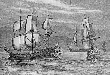 Which boat was the First Fleet's flagship?