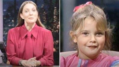 Drew Barrymore, talk show, trailer, promo, interview, younger self