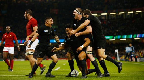 The All-Blacks are through to the World Cup semi-finals. (Getty)