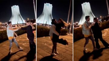 An Iranian couple has been jailed for dancing in a social media video.