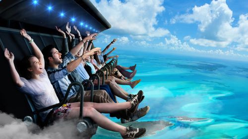 What the views will look like while riding on the proposed attraction. (Dreamworld Australia)